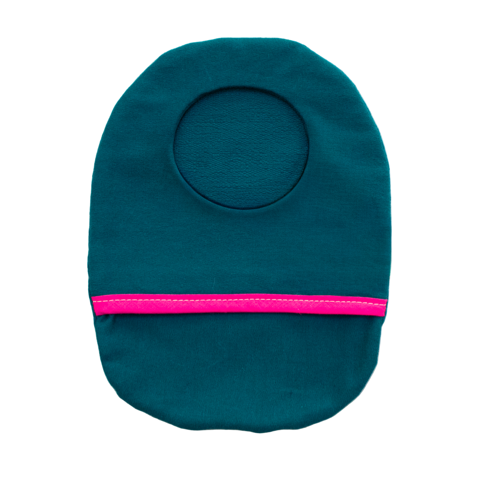 Stomahoes-petrol/roze-achterkant